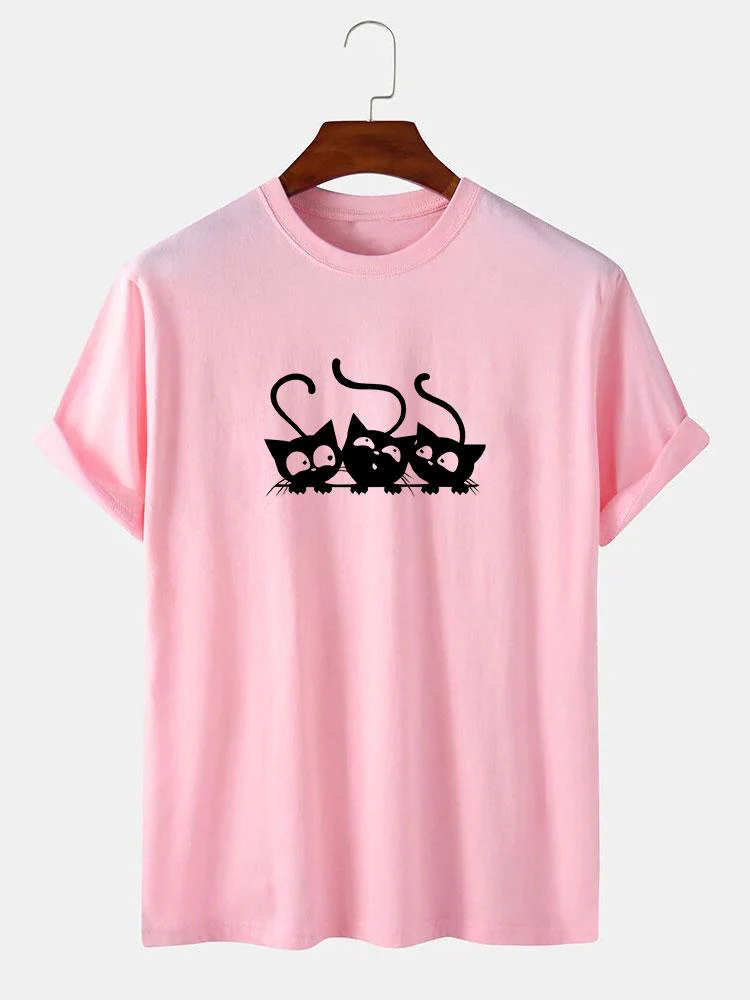 Jake® | Three Kittens Print T-Shirt - Image 6