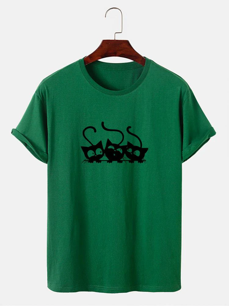 Jake® | Three Kittens Print T-Shirt - Image 9