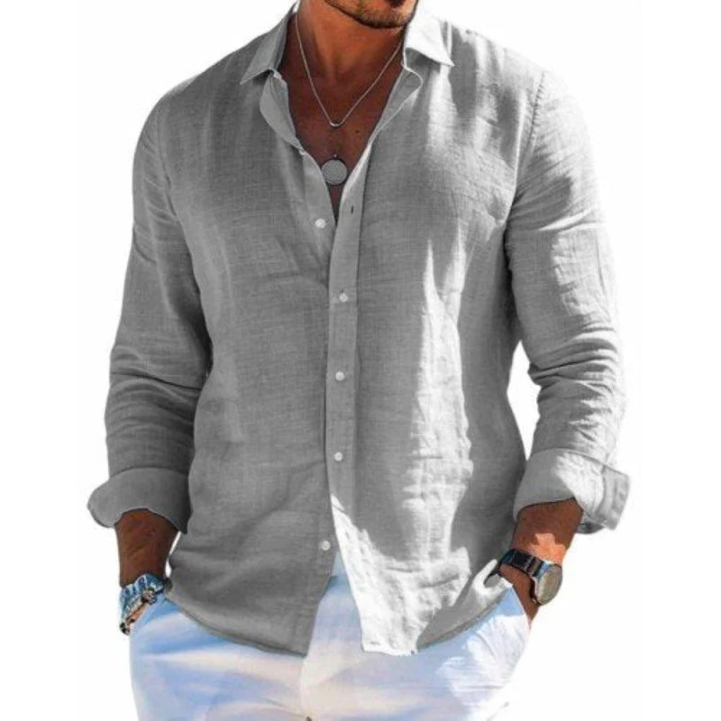 Jakob® | Elegant Cotton And Linen Shirt - Image 2
