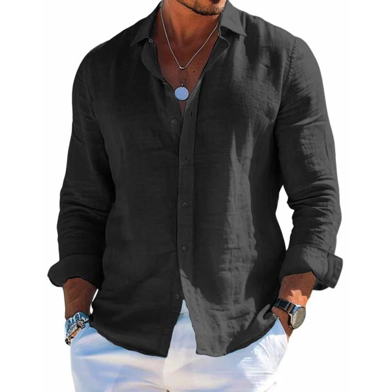 Jakob® | Elegant Cotton And Linen Shirt - Image 5
