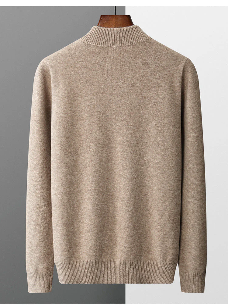 James® | Cashmere Sweater With Half Zipper - Image 3