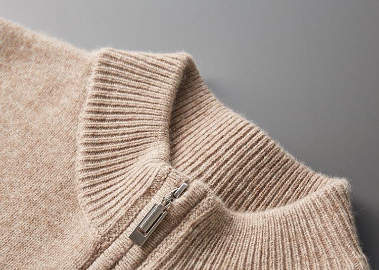 James® | Cashmere Sweater With Half Zipper - Image 4