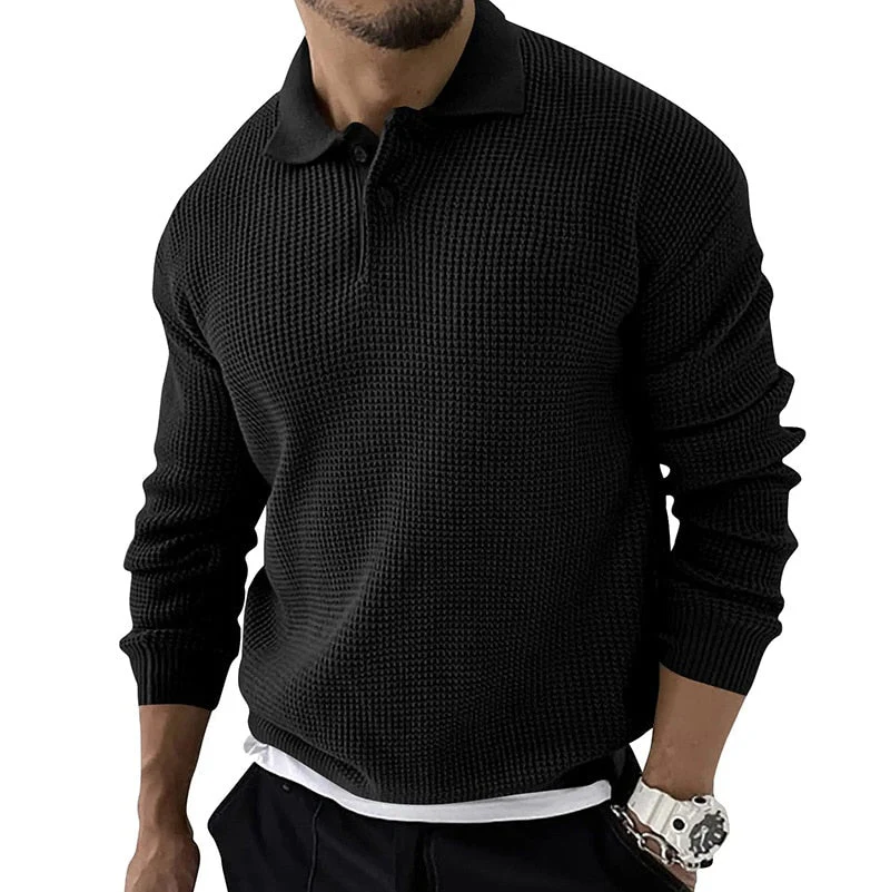 James® | Luxury premium long sleeve men's polo - Image 5