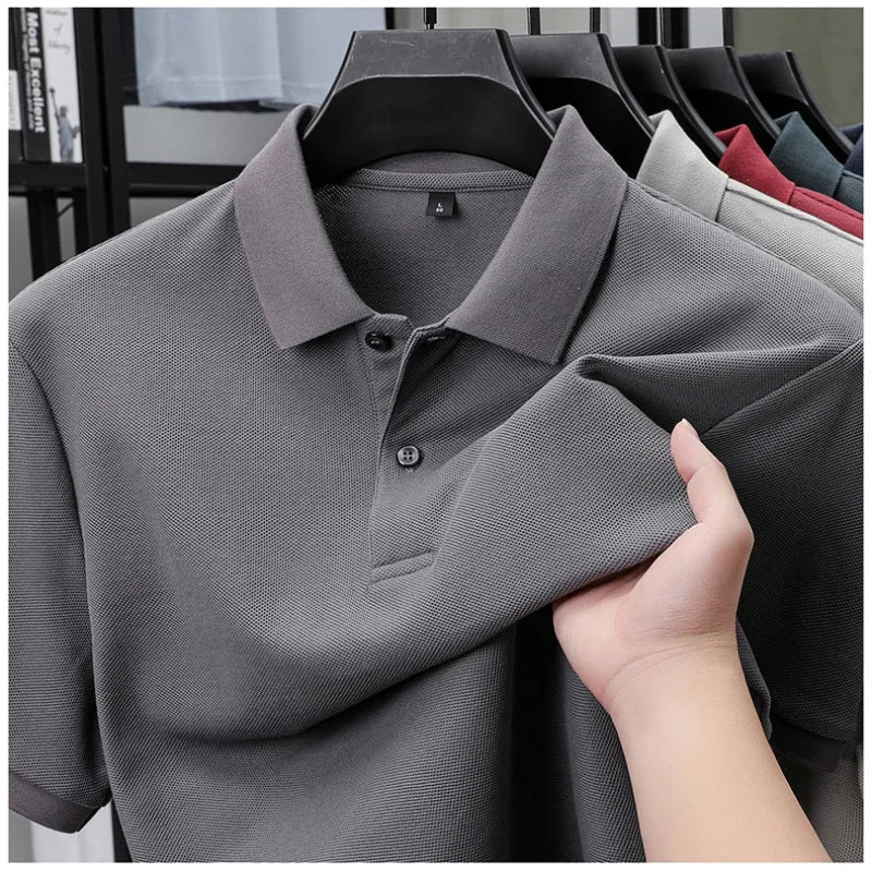 James | Casual Cotton Polo Shirt - Image 10