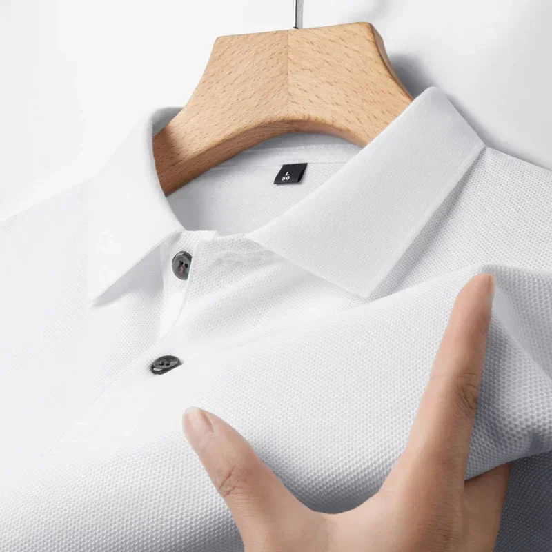 James | Casual Cotton Polo Shirt - Image 11