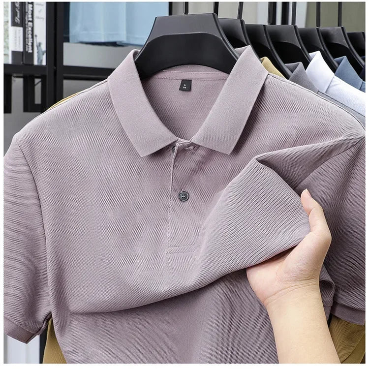 James | Casual Cotton Polo Shirt - Image 14
