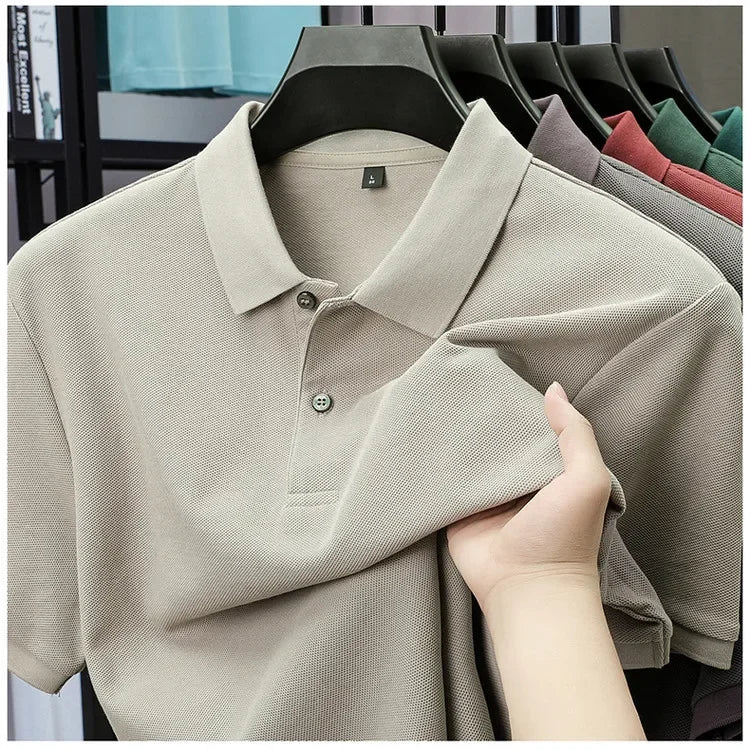 James | Casual Cotton Polo Shirt - Image 19