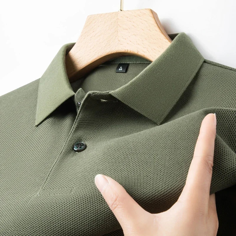 James | Casual Cotton Polo Shirt - Image 20