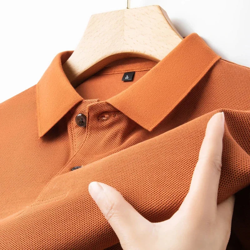 James | Casual Cotton Polo Shirt - Image 21