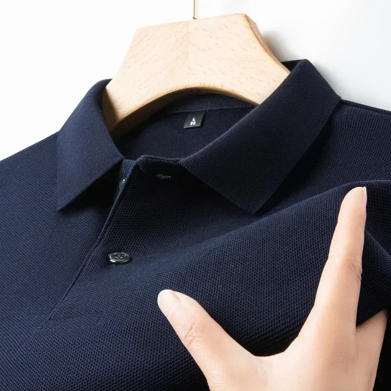 James | Casual Cotton Polo Shirt - Image 7
