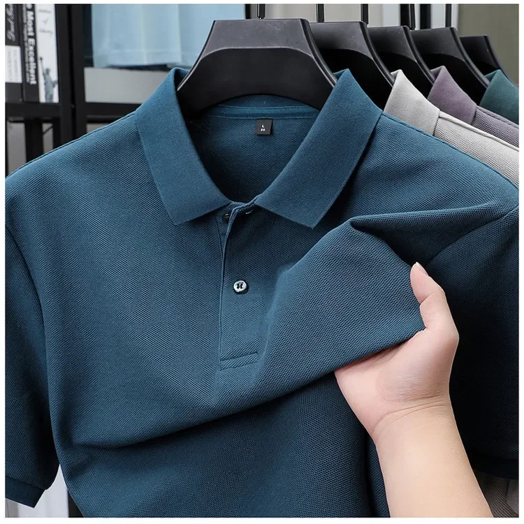 James | Casual Cotton Polo Shirt - Image 8