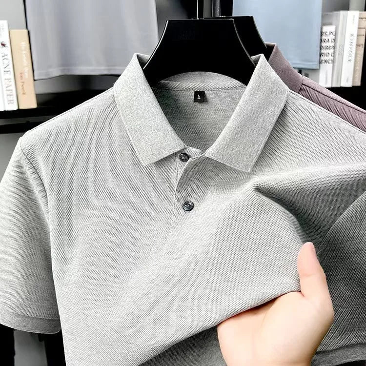 James | Casual Cotton Polo Shirt - Image 9