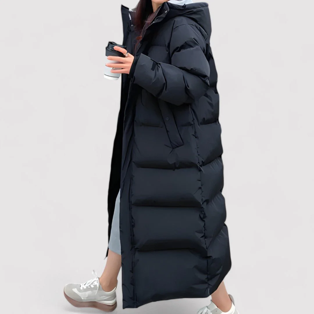 Jano | Long waterproof parka with hood - Image 2