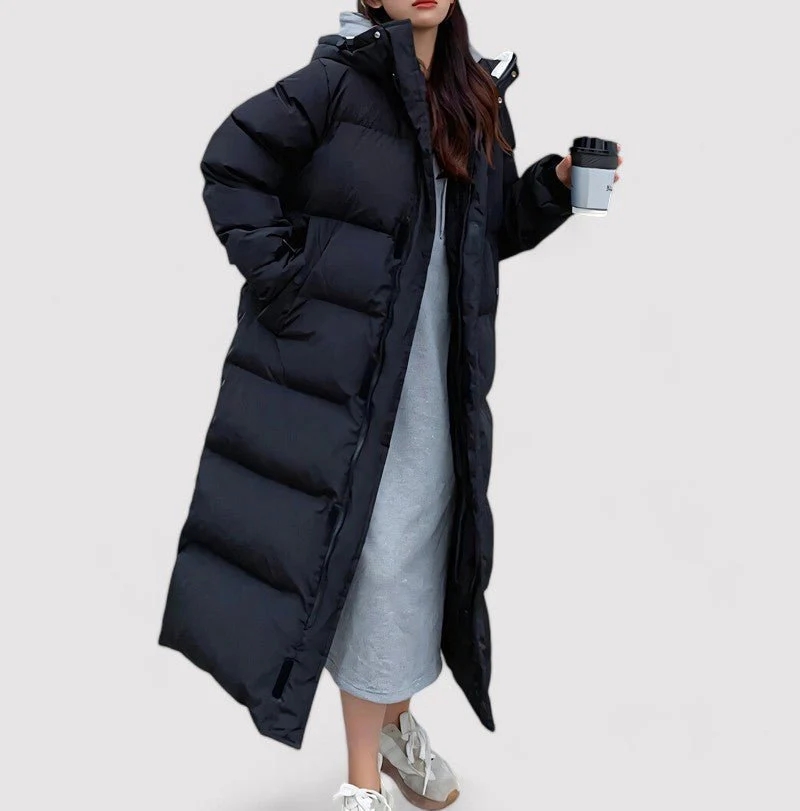 Jano | Long waterproof parka with hood - Image 3