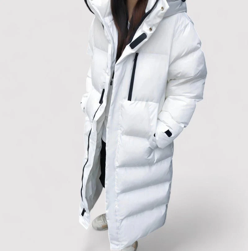 Jano | Long waterproof parka with hood - Image 5