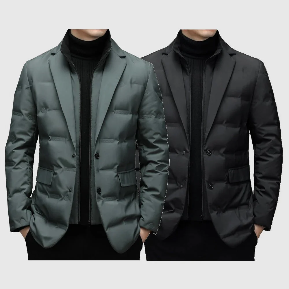 Jare | Quilted blazer jacket for men - Image 3