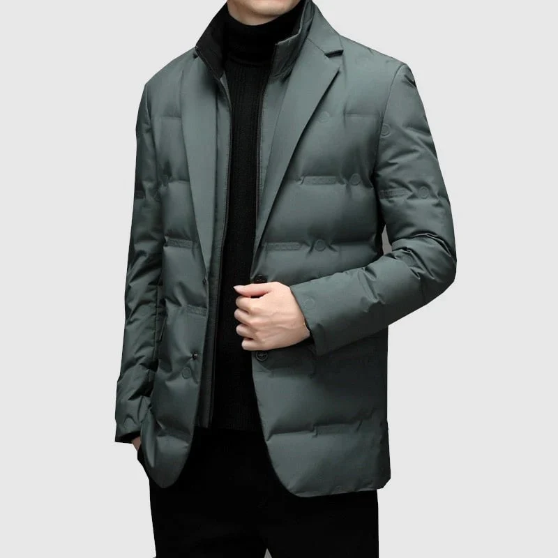 Jare | Quilted blazer jacket for men - Image 4