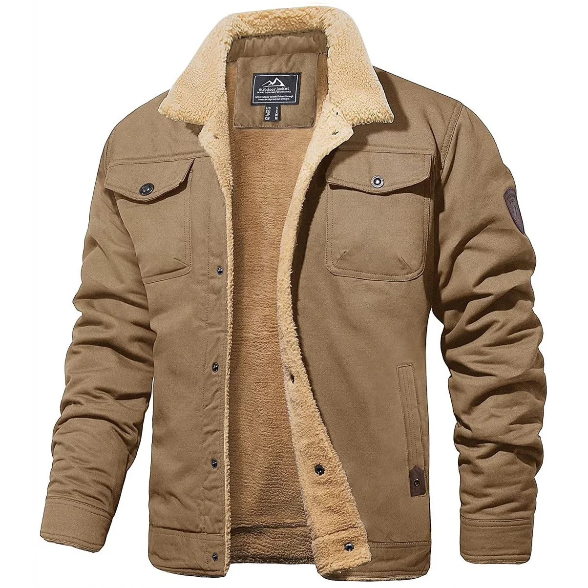 Jared® | Men'S Fleece Winter Jacket - Image 4