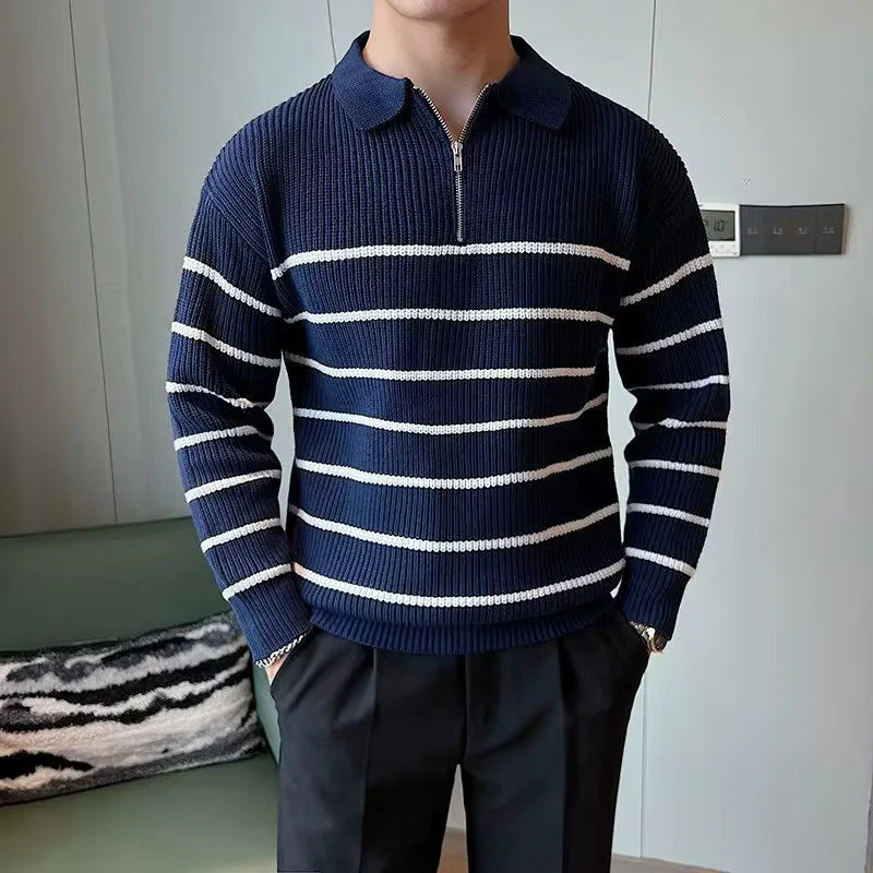 Jared® | Striped Polo Sweater - Image 3