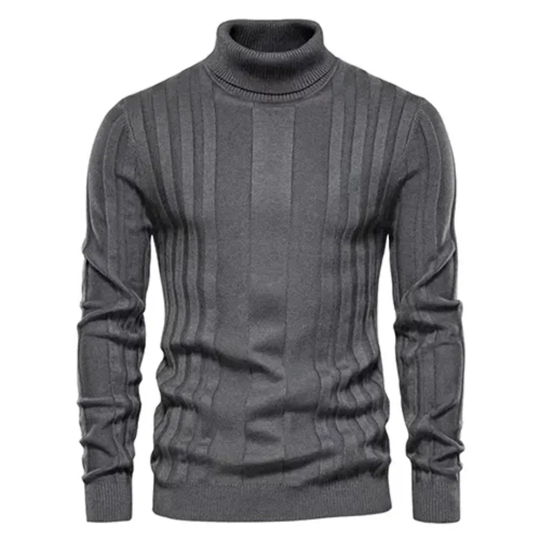 Jarlath® | Men'S Vintage Style Turtleneck Sweater - Image 3