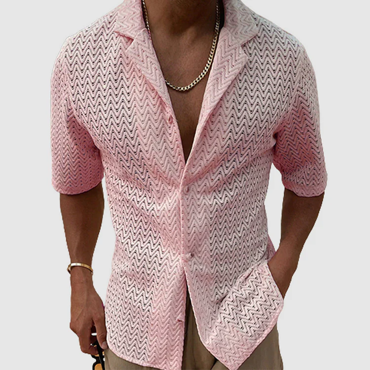 Jarrett® | Classic Plain-Colored Knitted Shirt - Image 4