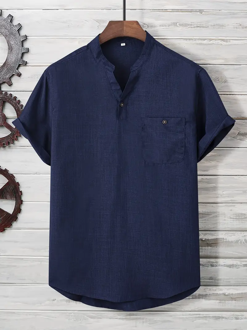 Jarvis | Short-sleeved shirt with chest pocket - Image 2