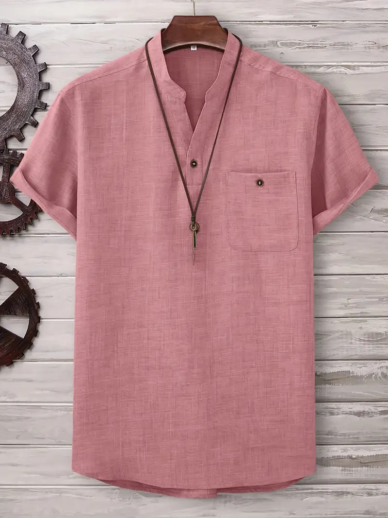 Jarvis | Short-sleeved shirt with chest pocket - Image 23