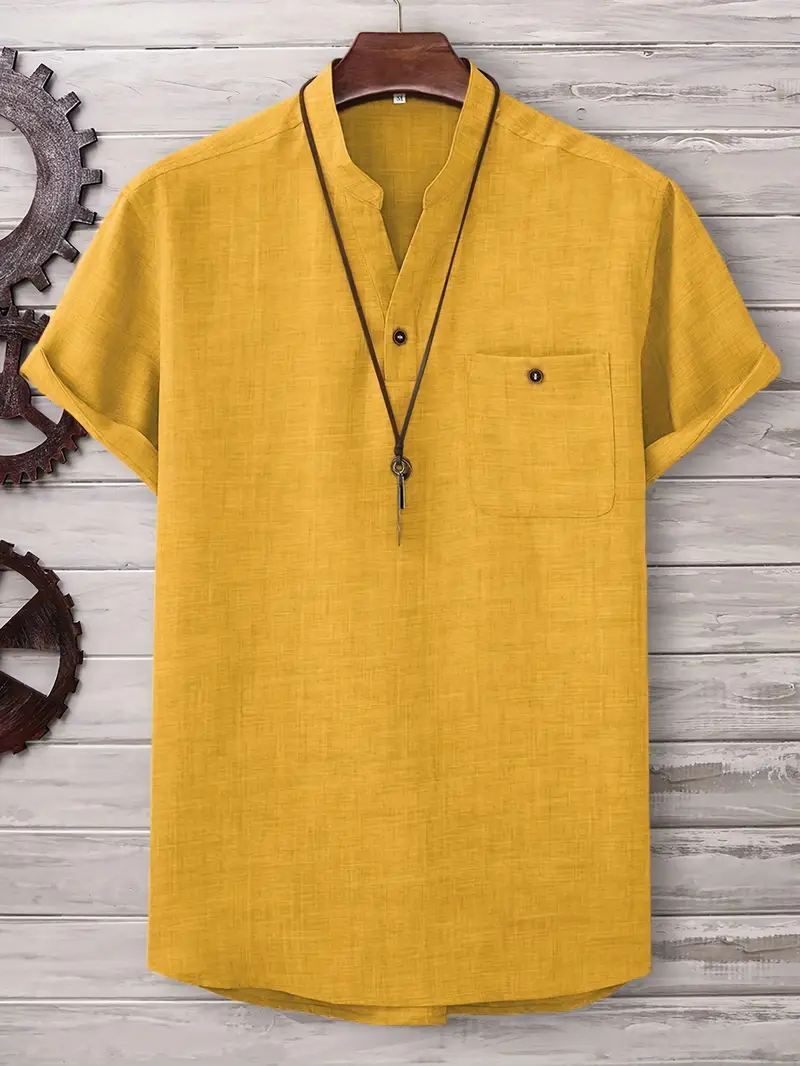 Jarvis | Short-sleeved shirt with chest pocket - Image 26