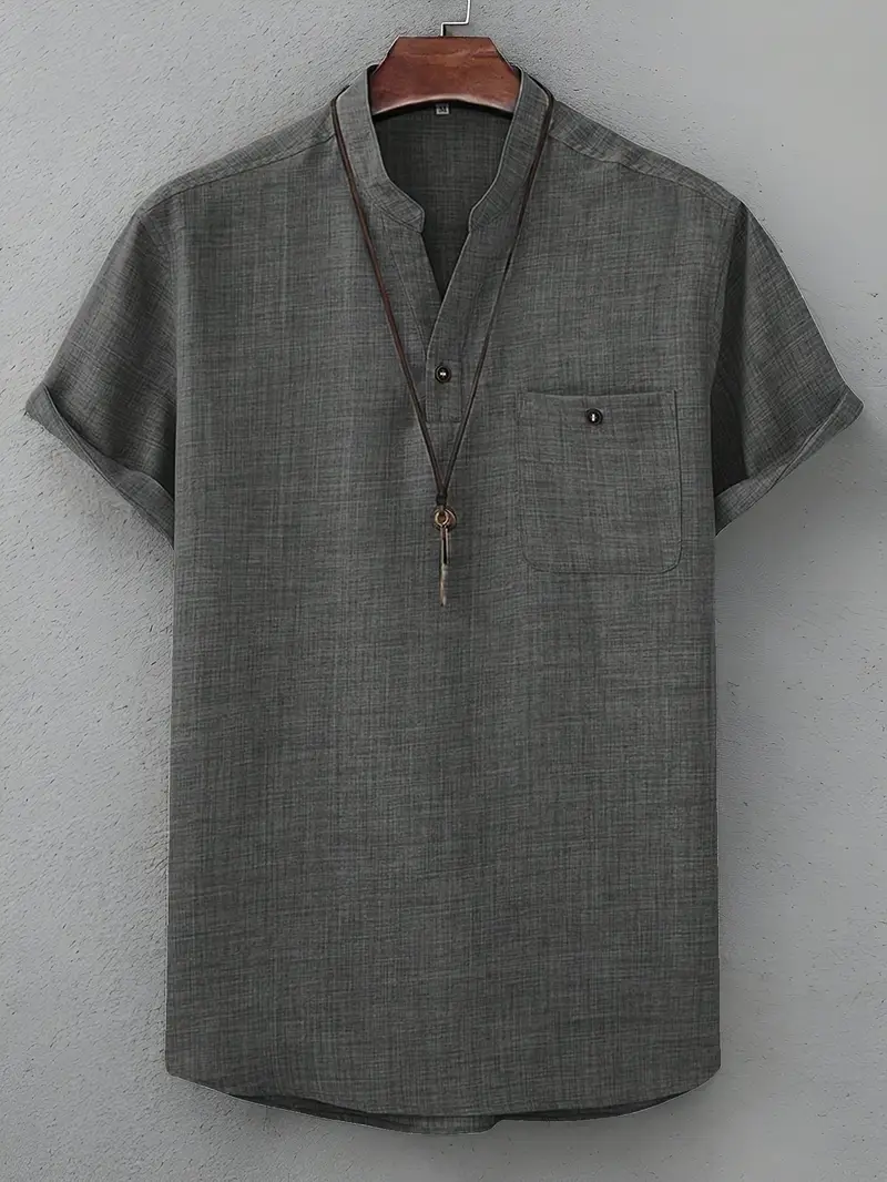 Jarvis | Short-sleeved shirt with chest pocket - Image 3