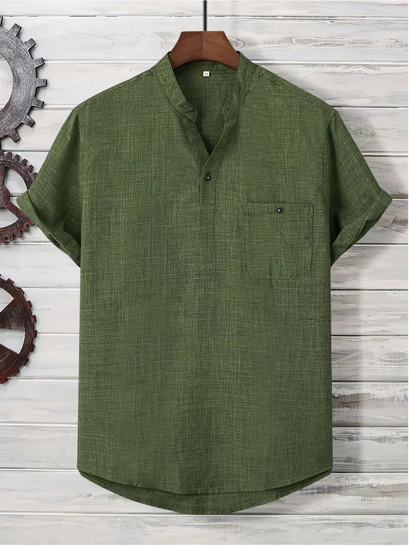 Jarvis | Short-sleeved shirt with chest pocket - Image 30