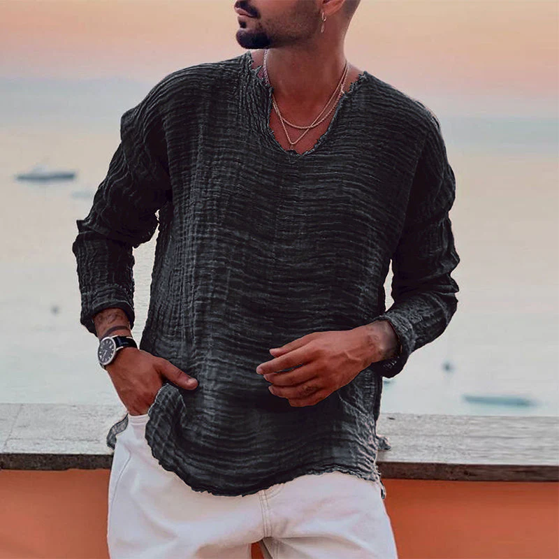 Jason® | Breathable, Soft Summer Shirt With A Crew Neck - Image 5