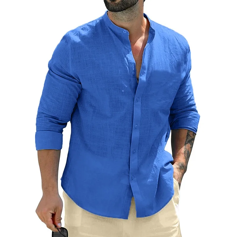 Jason | Linen Men's Shirt - Image 3