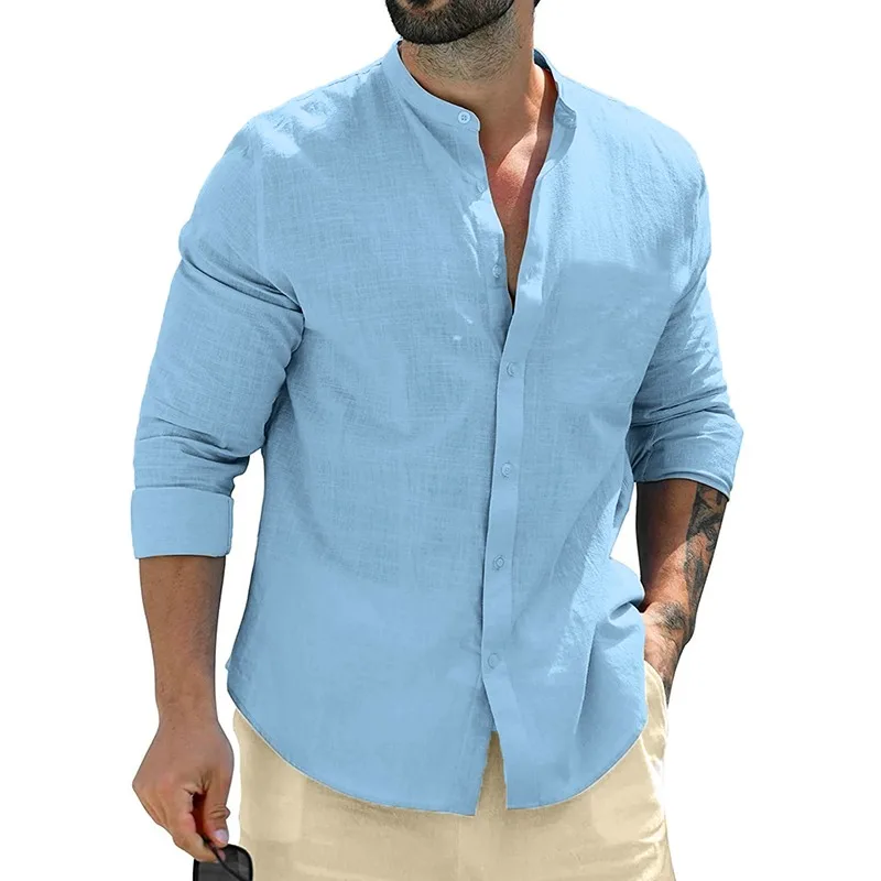 Jason | Linen Men's Shirt - Image 4