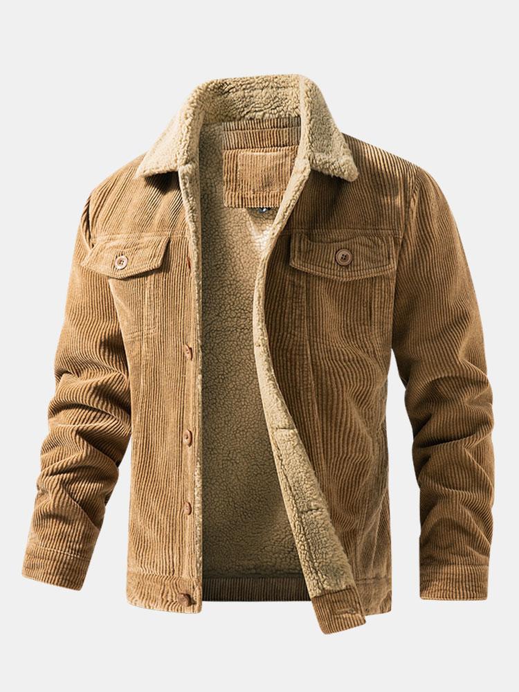 Jasper | Teddy Lined Cotton Corduroy Jacket - Image 10