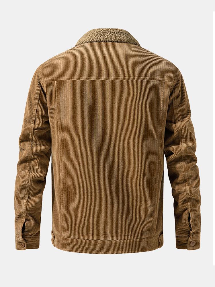 Jasper | Teddy Lined Cotton Corduroy Jacket - Image 11
