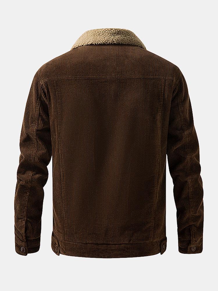 Jasper | Teddy Lined Cotton Corduroy Jacket - Image 5