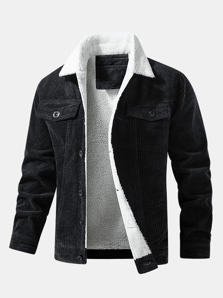 Jasper | Teddy Lined Cotton Corduroy Jacket - Image 6