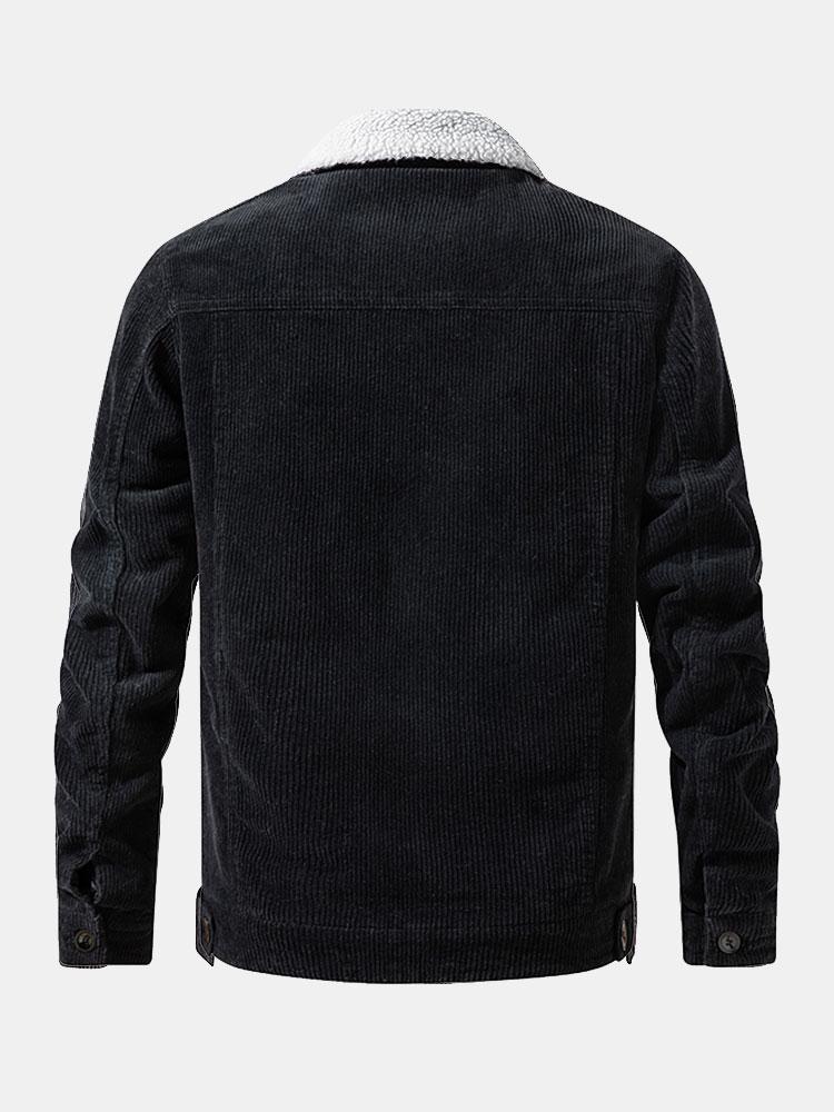 Jasper | Teddy Lined Cotton Corduroy Jacket - Image 7