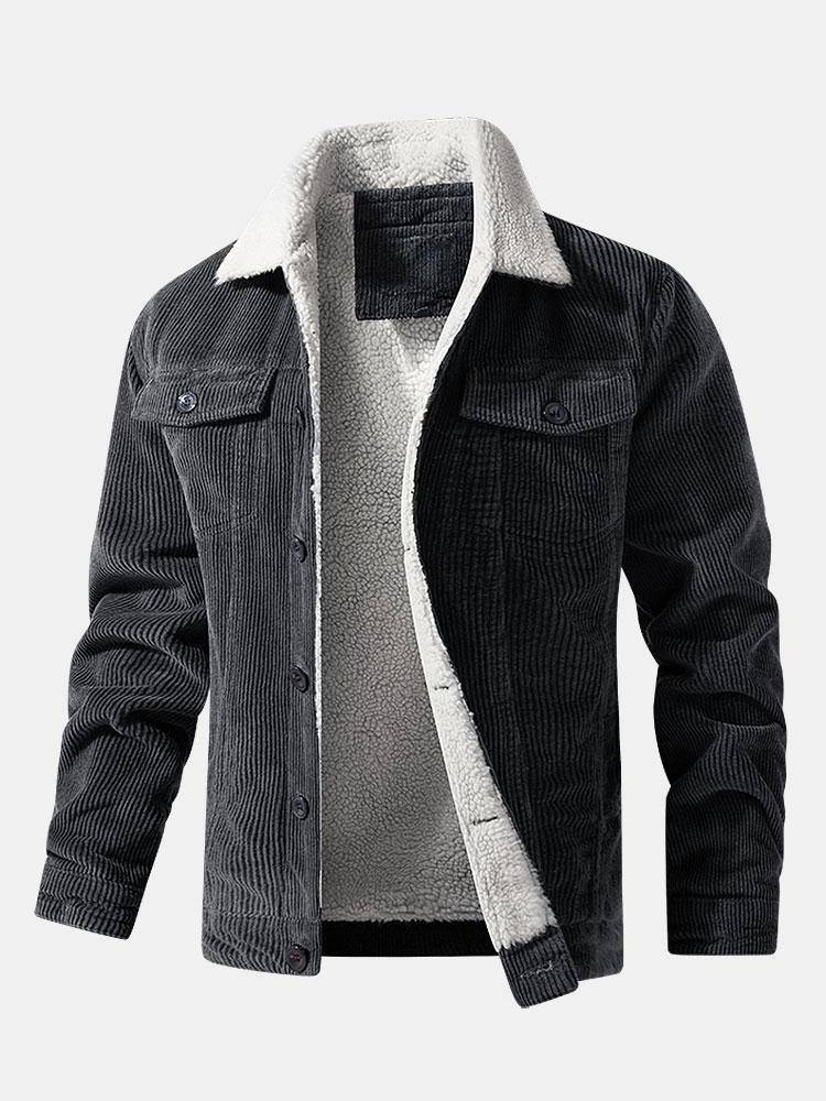 Jasper | Teddy Lined Cotton Corduroy Jacket - Image 9