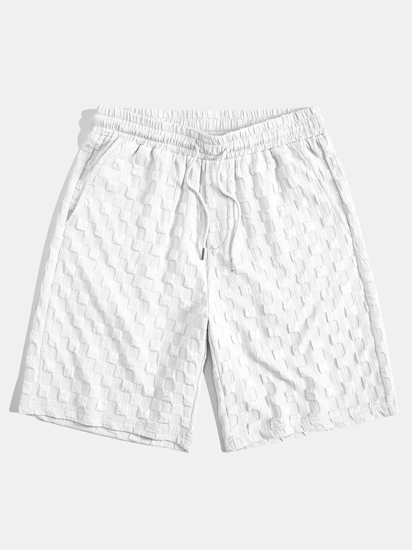 Javier® | Checkerboard Jacquard Shorts - Image 3