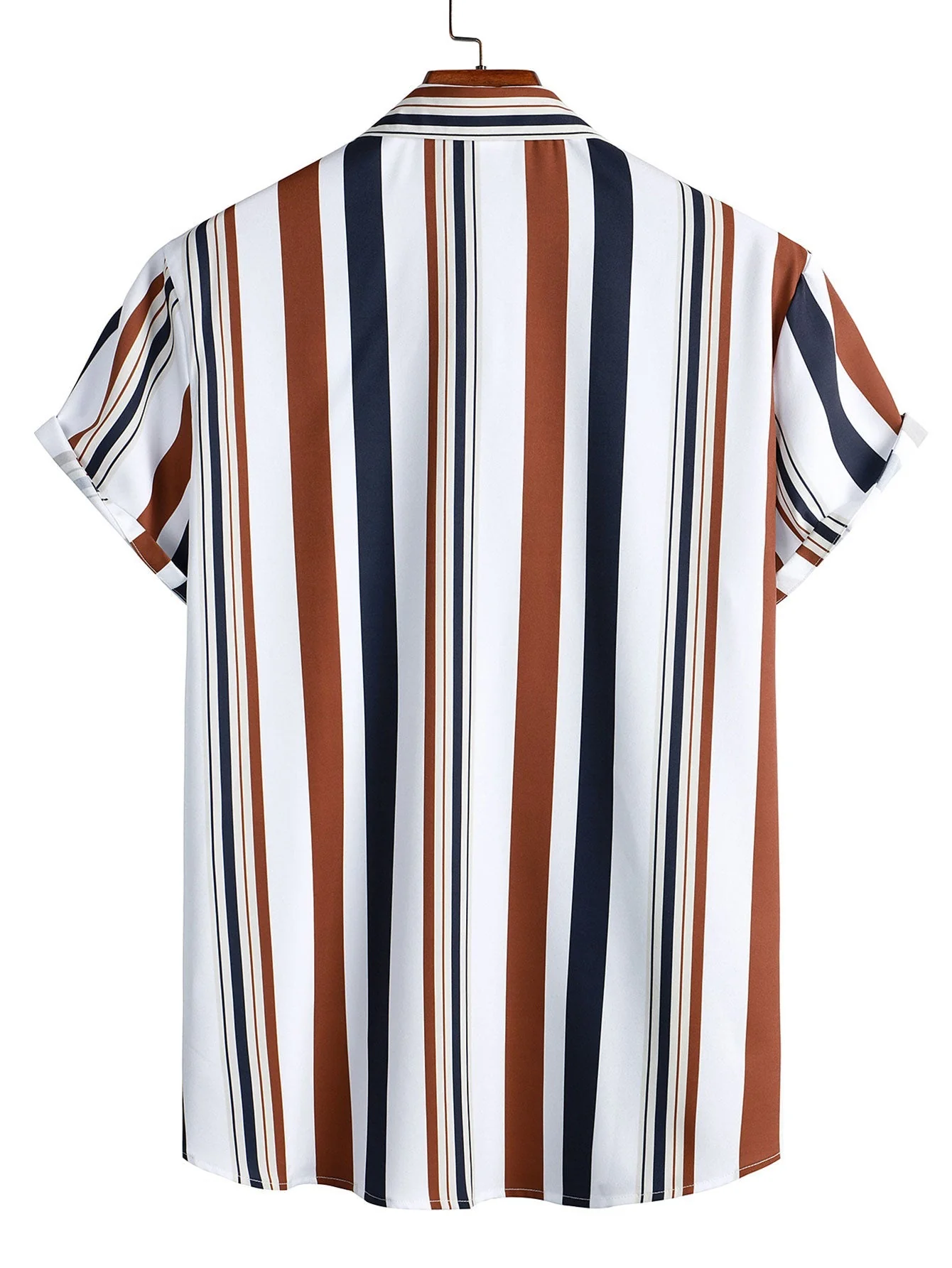 Javier® | Colored Striped Print Shirt - Image 2