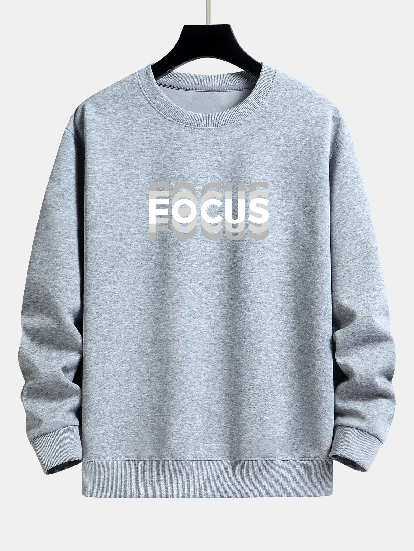 Javier® | Focus Print Relax Fit Sweatshirt - Image 2