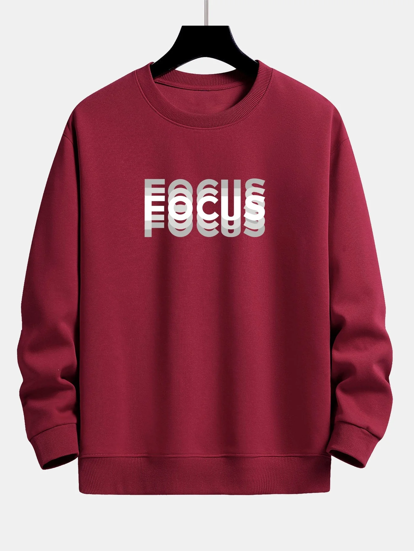 Javier® | Focus Print Relax Fit Sweatshirt - Image 4