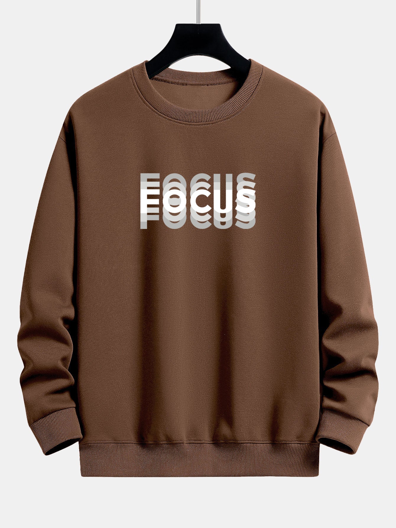 Javier® | Focus Print Relax Fit Sweatshirt - Image 5