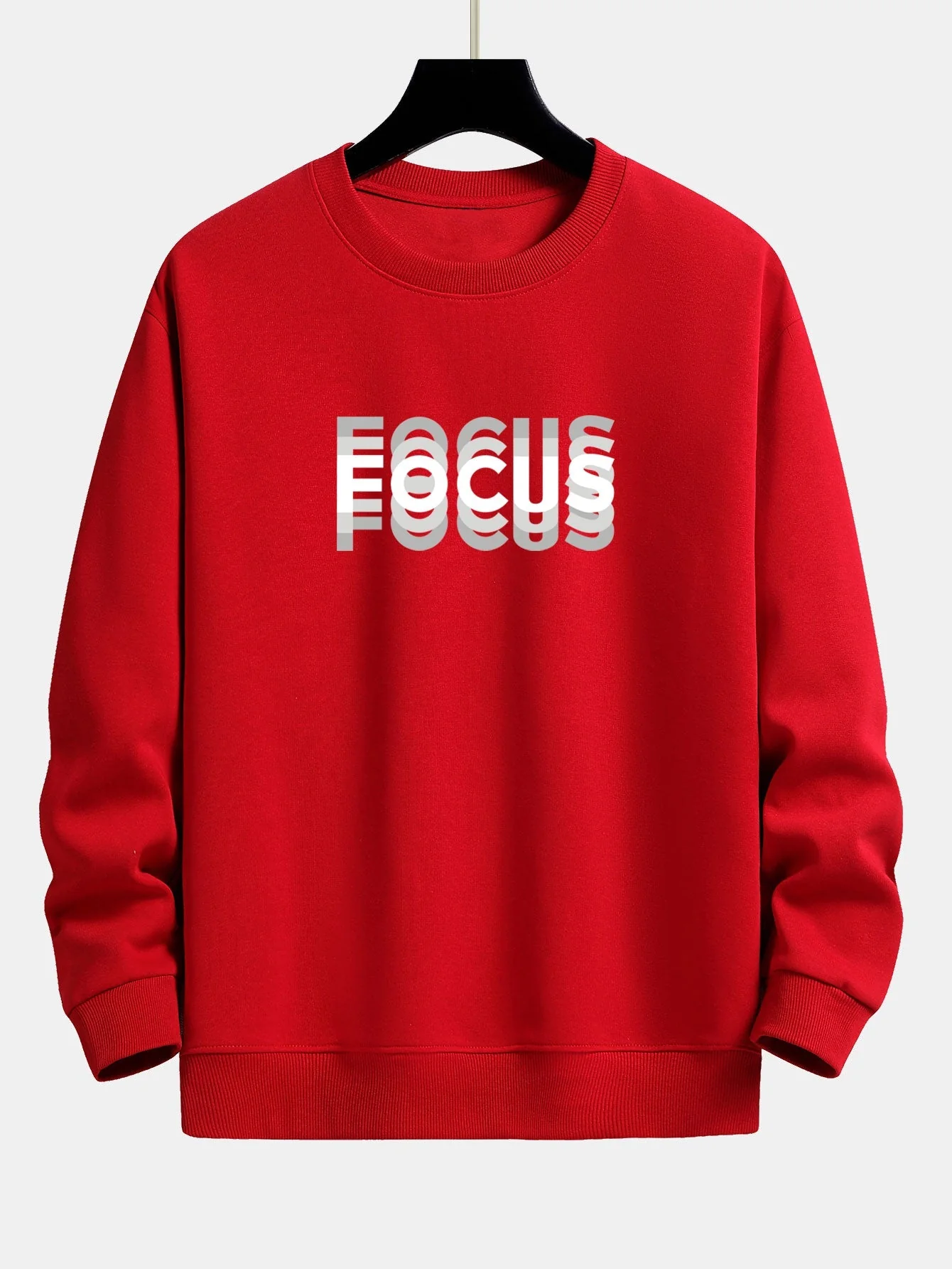 Javier® | Focus Print Relax Fit Sweatshirt - Image 7