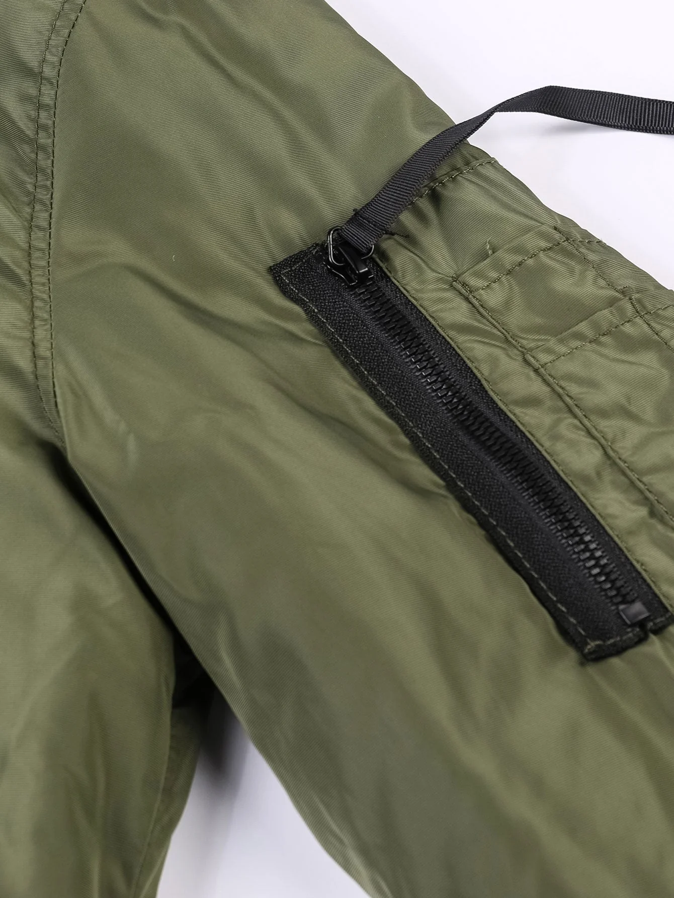 Javier | Quilted Lined Funnel Neck Bomber Jacket - Image 10