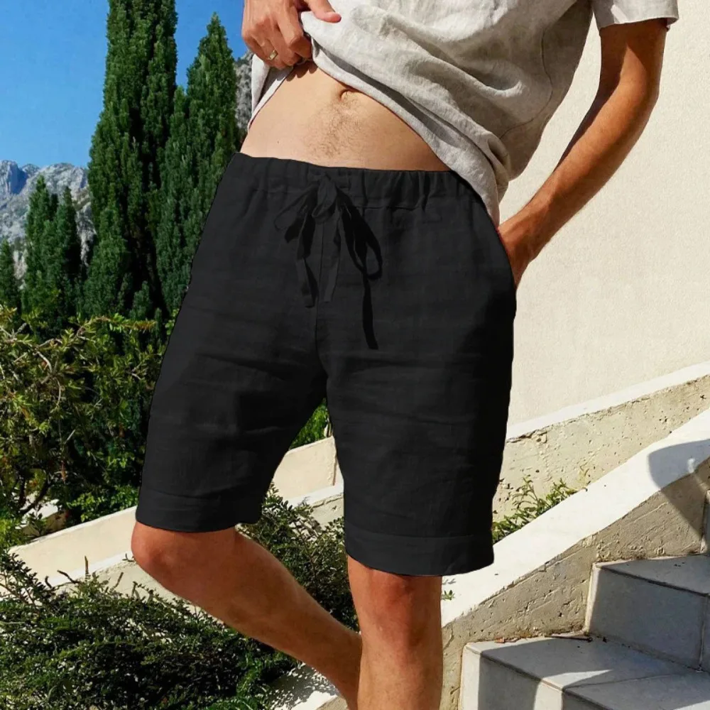 Jaxon® | Linen Shorts For Men - Image 3