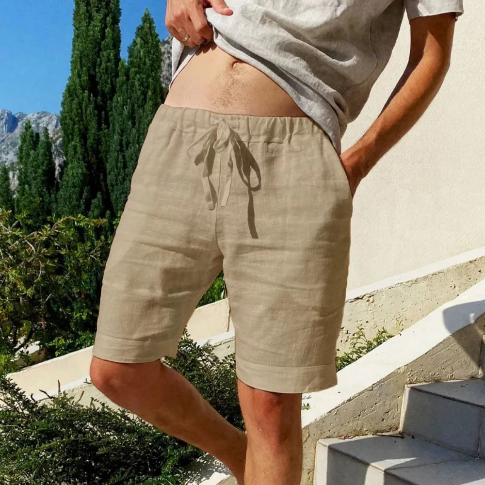 Jaxon® | Linen Shorts For Men - Image 4