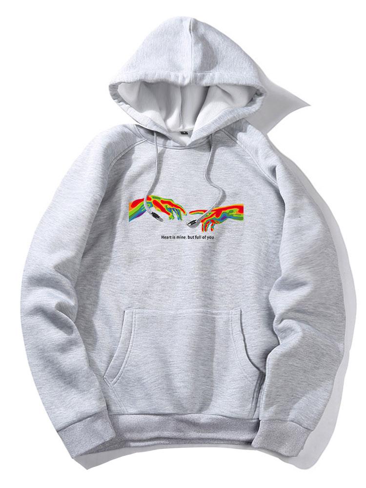 Jayce | Infrared Hand Print Hoodie - Image 13
