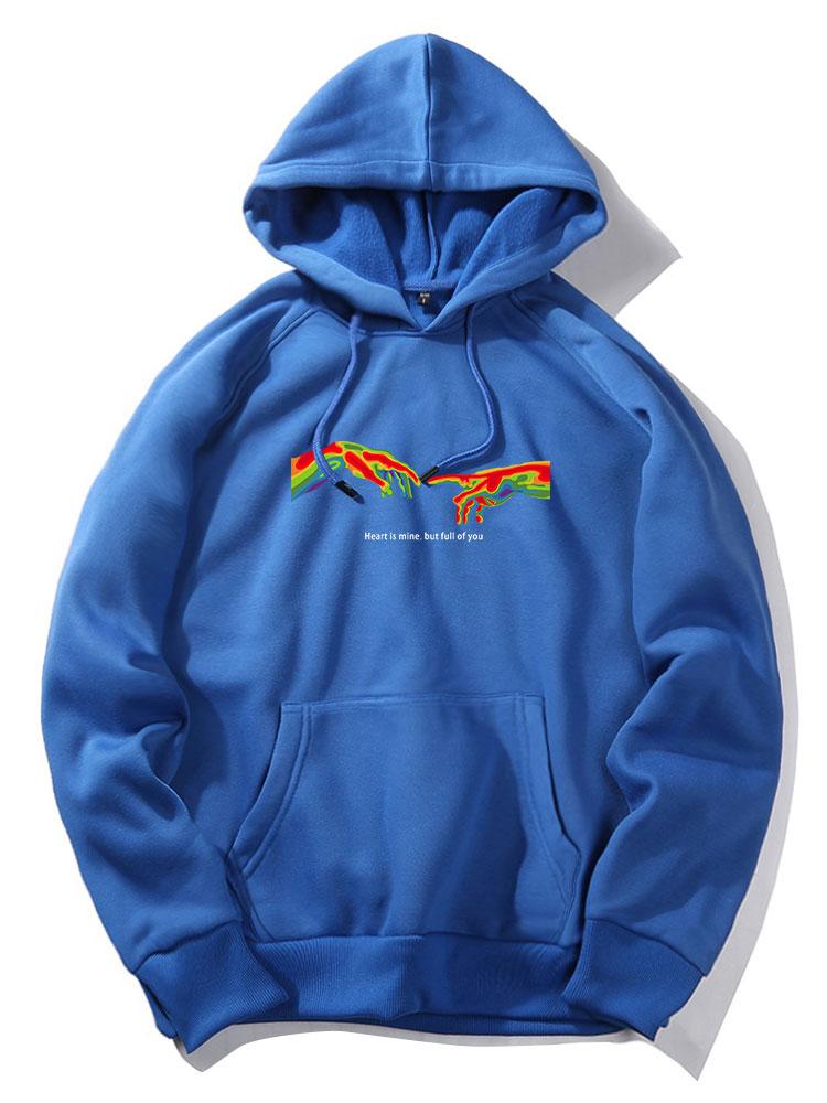 Jayce | Infrared Hand Print Hoodie - Image 3